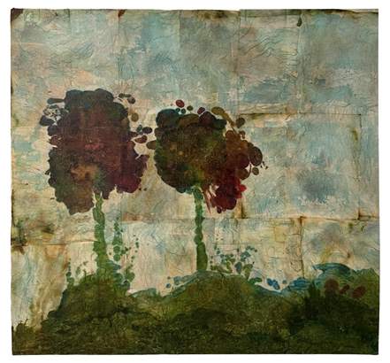 Liseron — « Eclaboussure », 74x77 cm