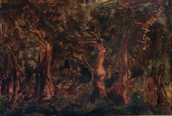 Liseron — « La forêt sauvage », 80x53,5 cm
