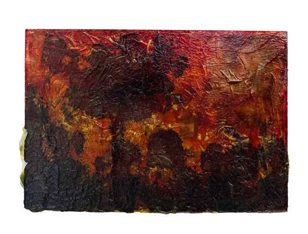 Liseron — « Petite forêt en feu », 28x19,5 cm