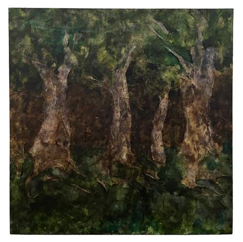 Liseron — « Tous ensemble, foisonant », 50x50 cm