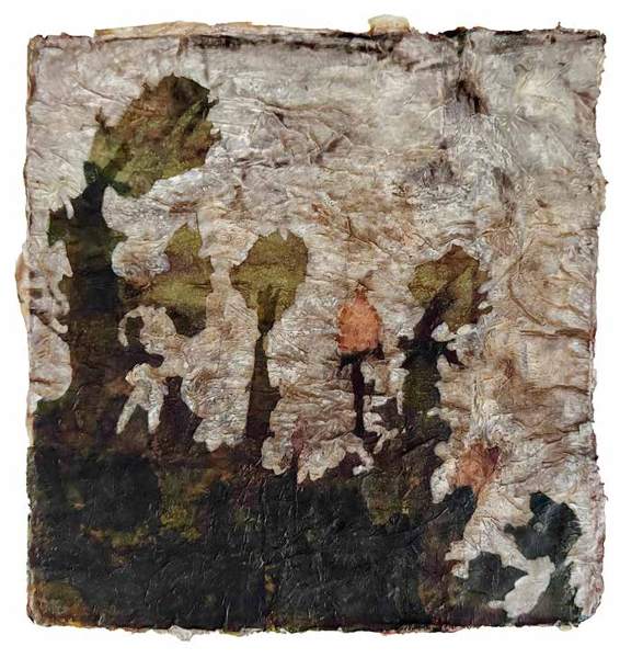 Liseron — « Automne et hiver », 30x30 cm