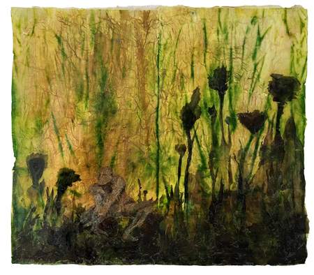 Liseron — « Caché », 87x100 cm