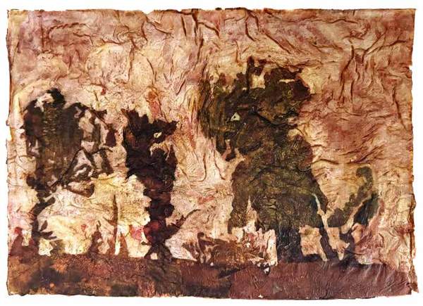 Liseron — « Dispute d’arbres et cramoisies », 49x34,5 cm