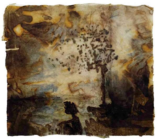 Liseron — « Sous son arbre », 31x35,5 cm